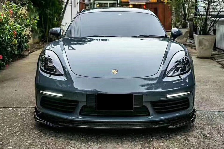 2017 - 2023 Porsche 718 Cayman/Boxster AM Style Carbon Fiber Front Lip
